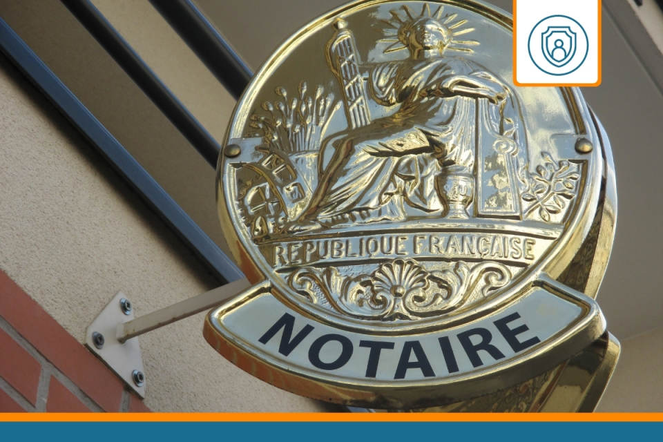 Office notarial couvert par une assurance responsabilité professionnelle pour les notaires