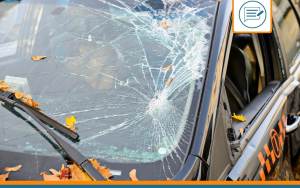 impact sur un pare-brise